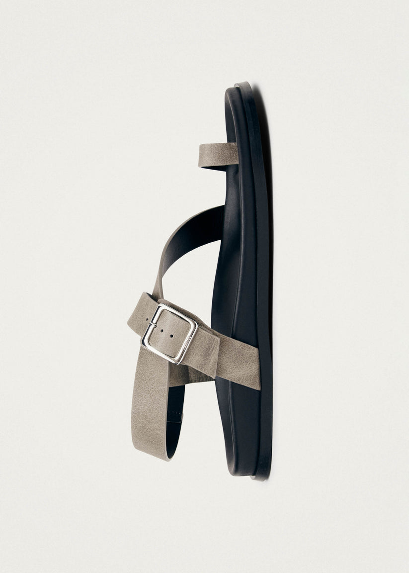 Alohas Siren Vintage Sandalias de Cuero Gris Gran oferta