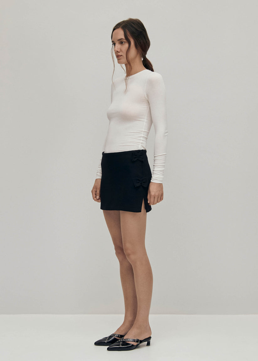 Alohas Minzi Black Skirt Liquidación