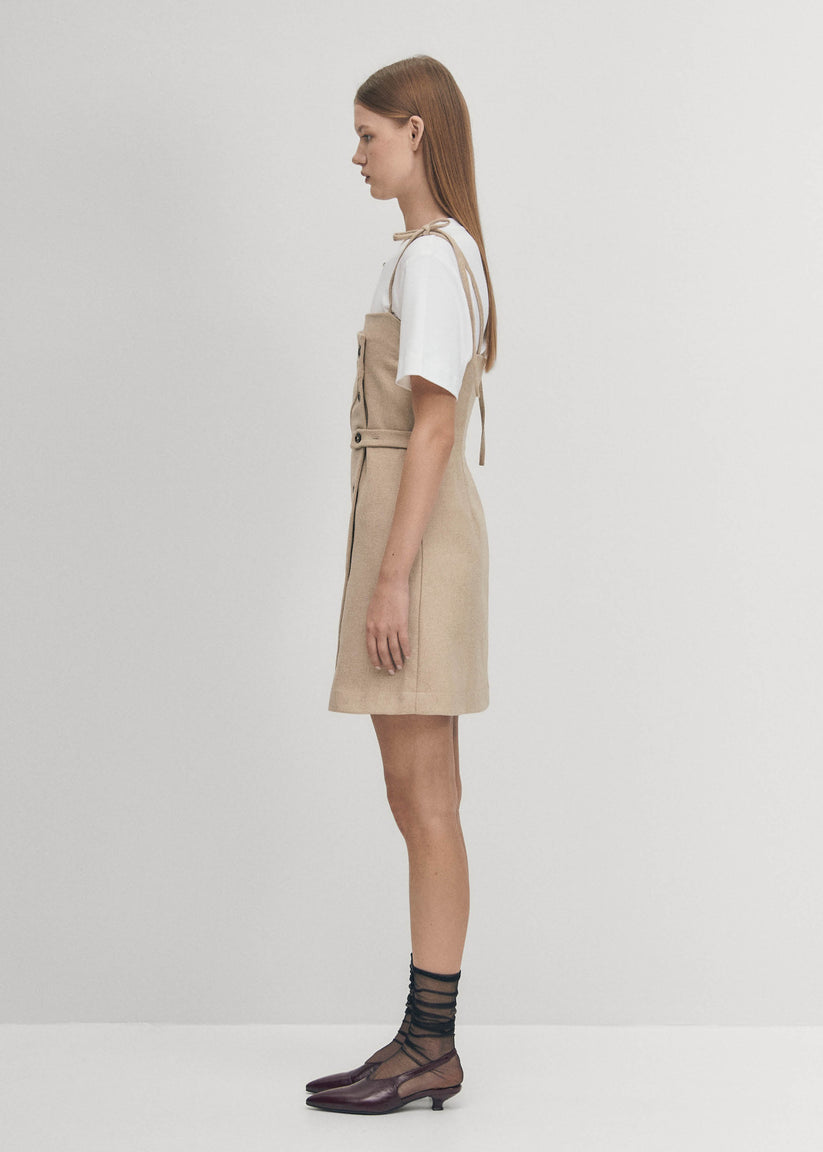 Alohas Gala Vestido Beige Envío gratis