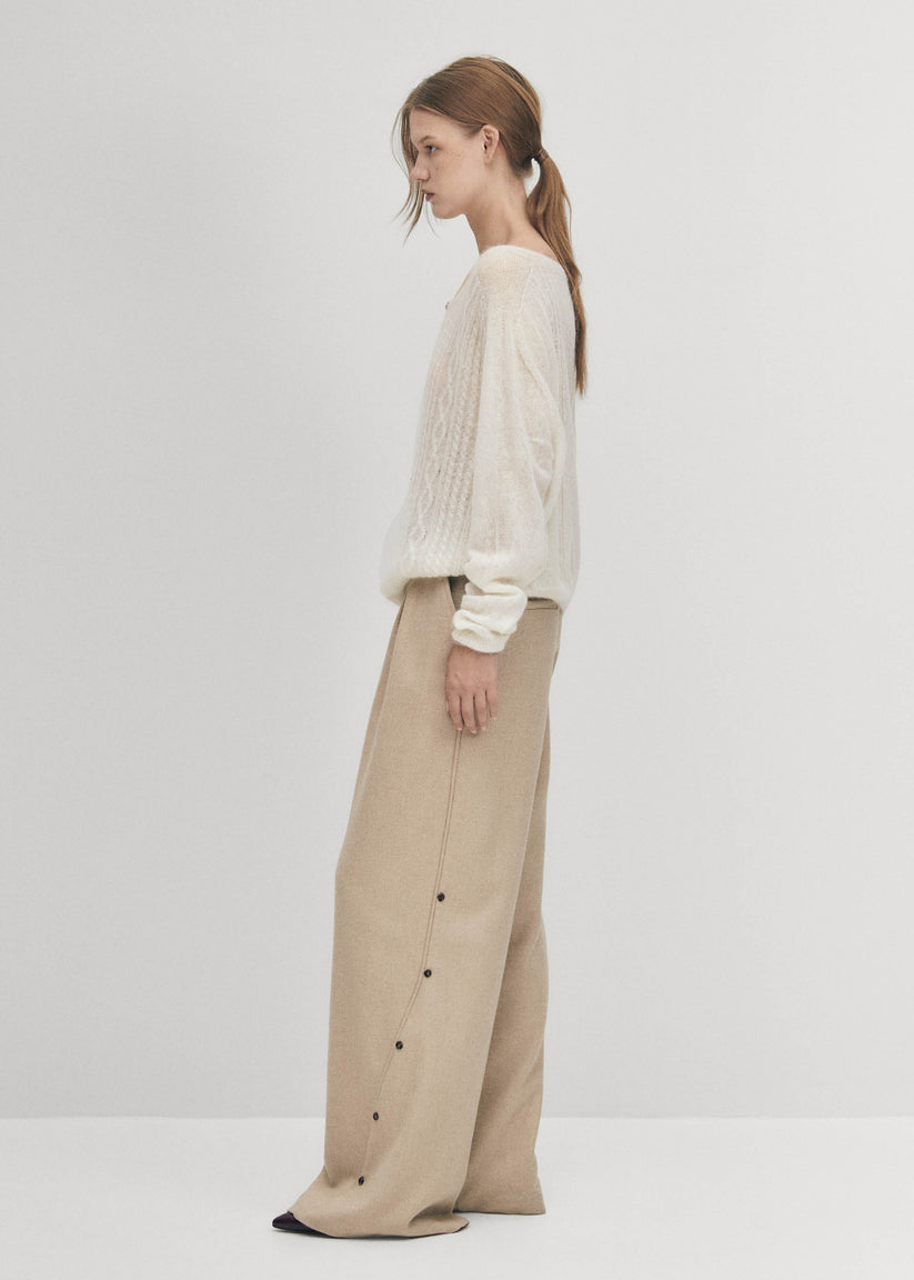 Alohas Corden Cardigan Color Crema Envío internacional gratuito