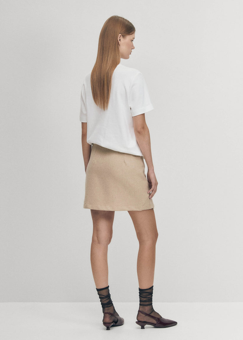 Alohas Adela Falda Beige Descuentos del mes