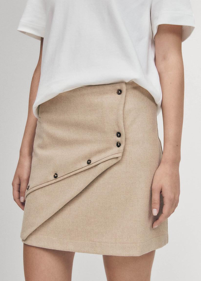 Alohas Adela Falda Beige Descuentos del mes