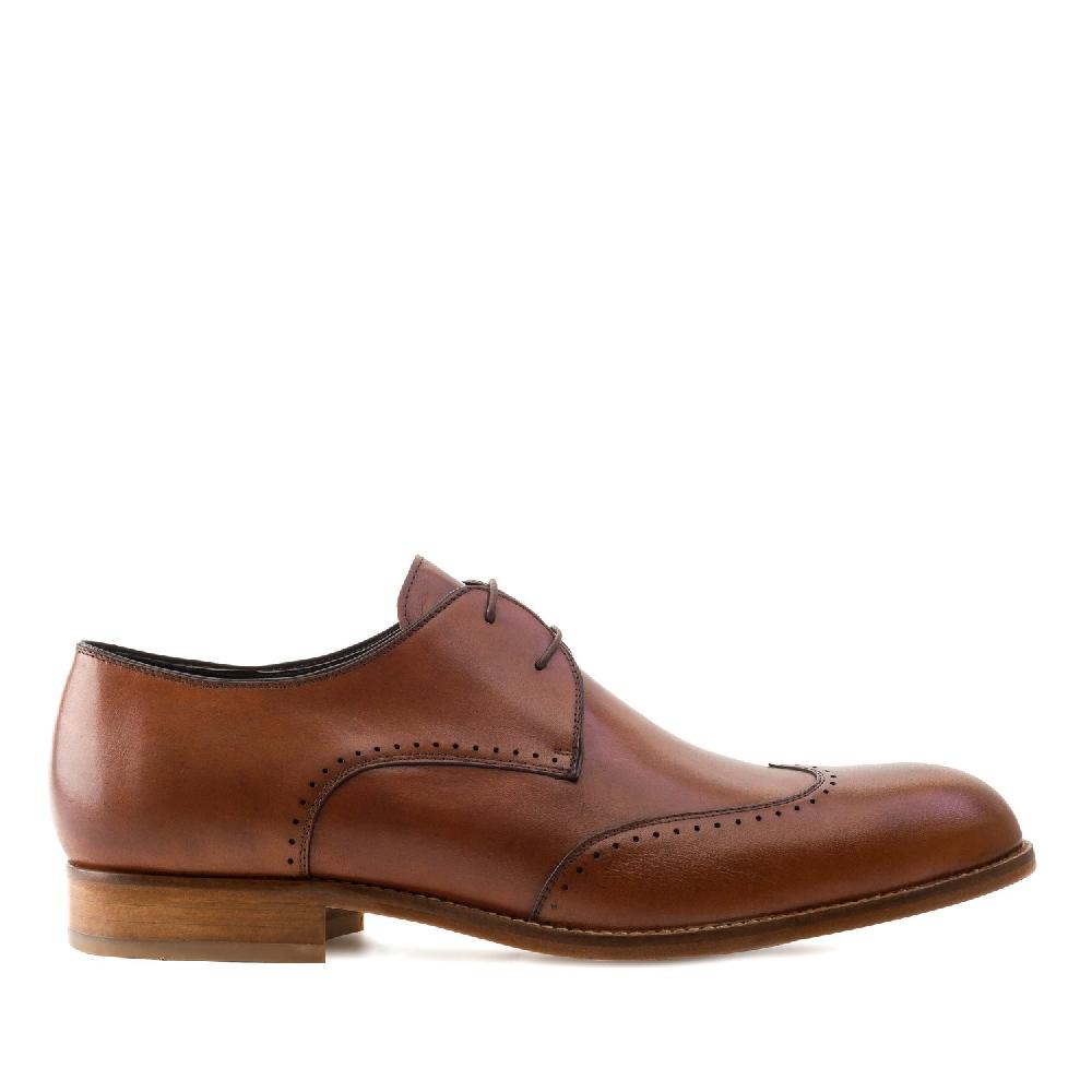 Andres machado Zapatos Blucher Piel Caoba Limitado a 3 días
