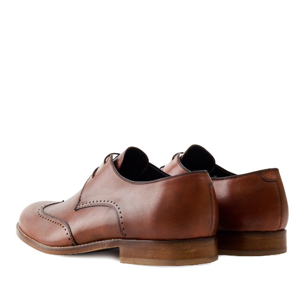 Andres machado Zapatos Blucher Piel Caoba Limitado a 3 días