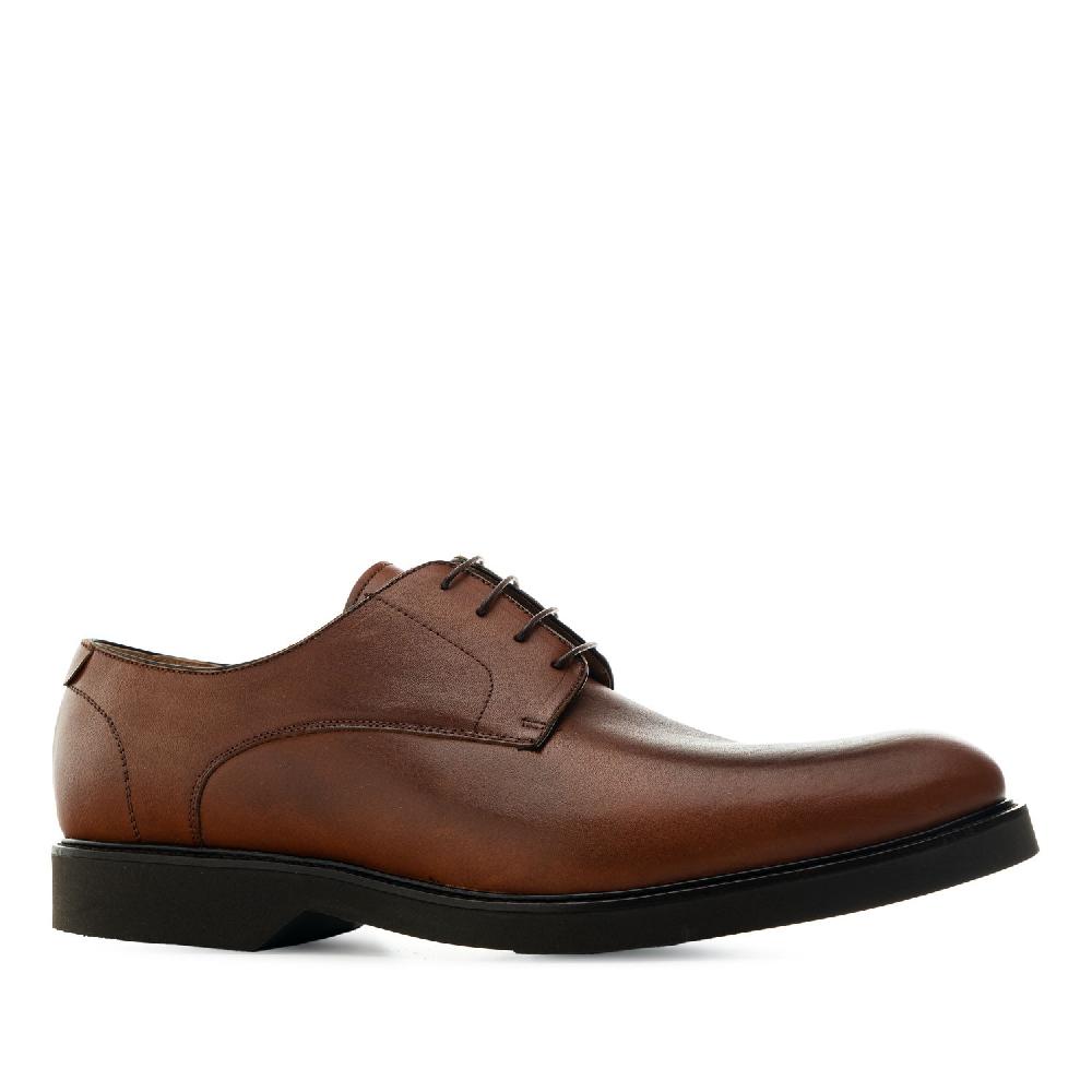 Andres machado Zapato en Cuero Caoba Precios de Black Friday