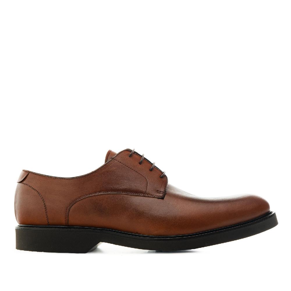 Andres machado Zapato en Cuero Caoba Precios de Black Friday