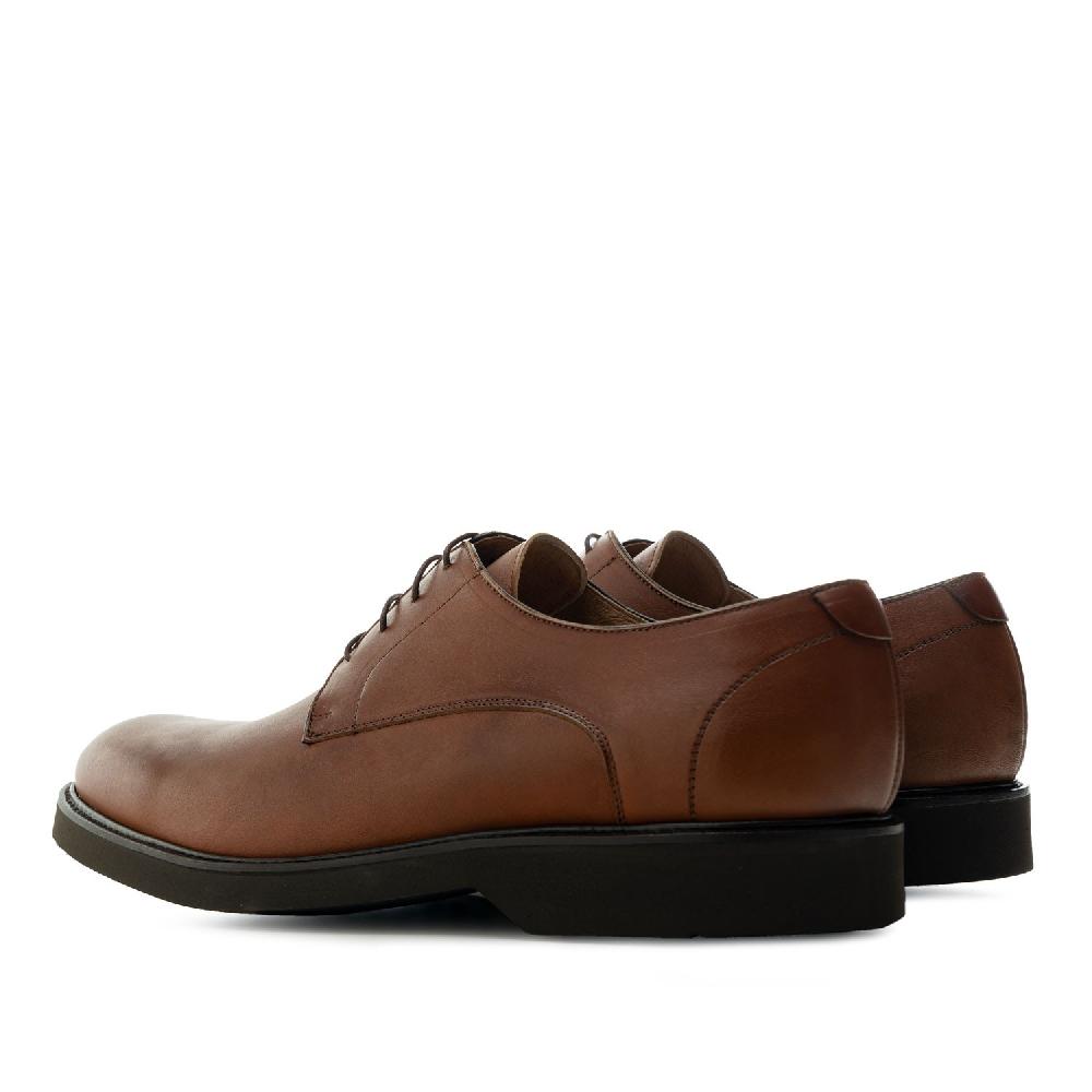 Andres machado Zapato en Cuero Caoba Precios de Black Friday