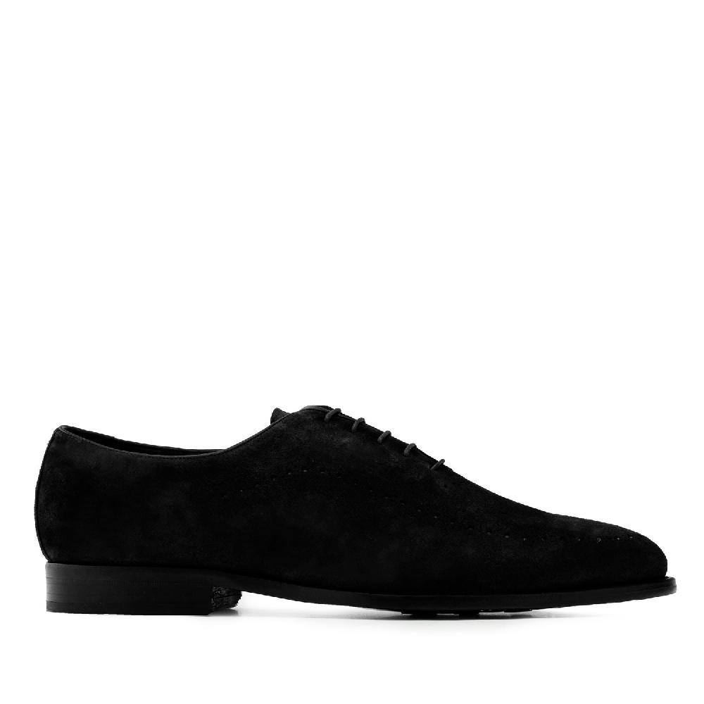 Andres machado Zapato Serraje Negro con Cordones En oferta