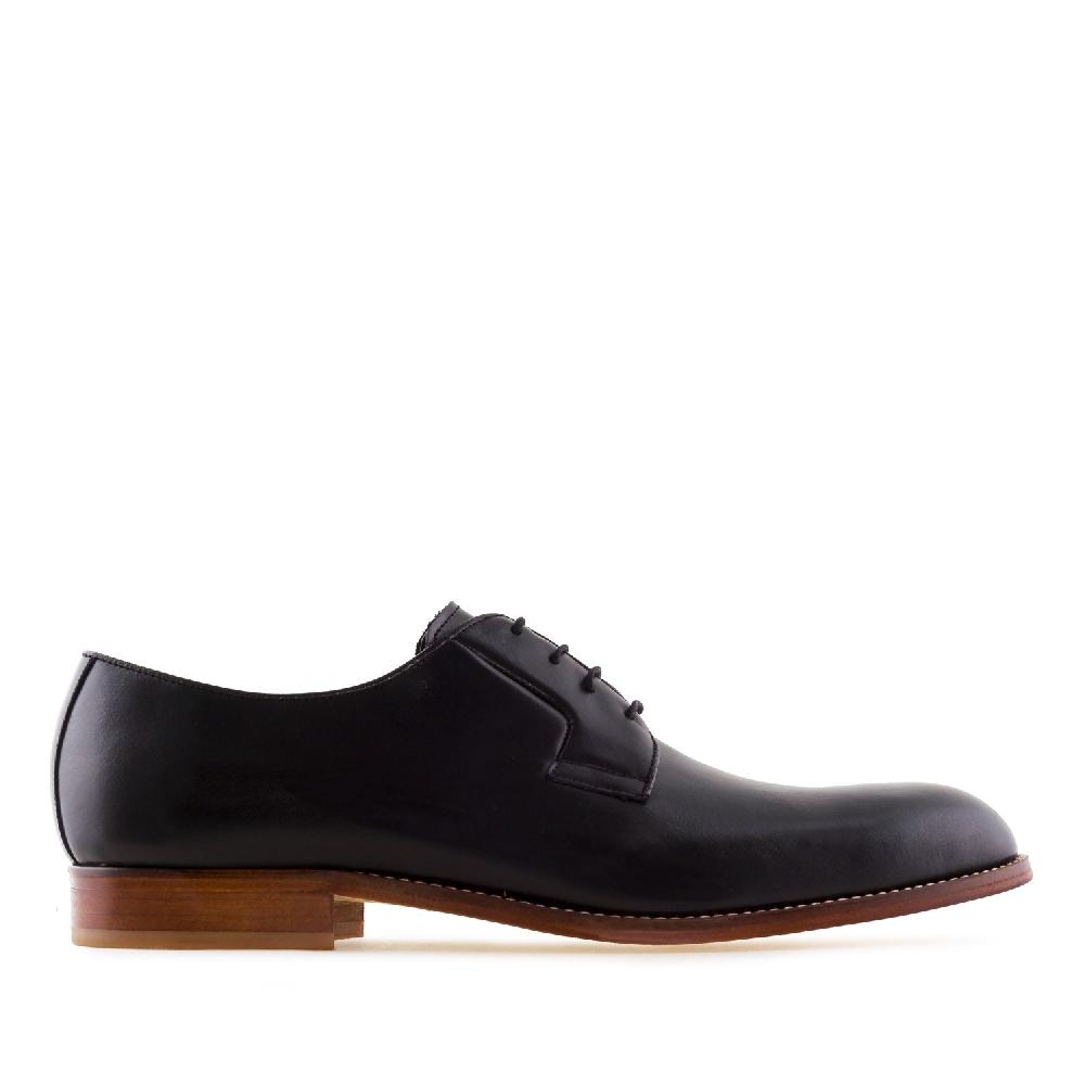Andres machado Zapato de Piel color Negro Libre de impuestos