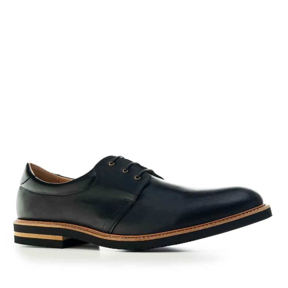 Andres machado Zapatos de vestir en piel de color Negro Oferta exclusiva