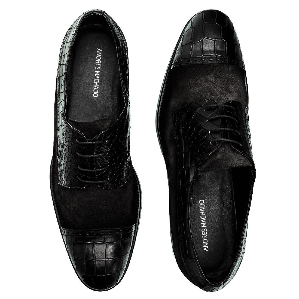 Andres machado Blucher Serraje Marron Coco Descuento por venta flash