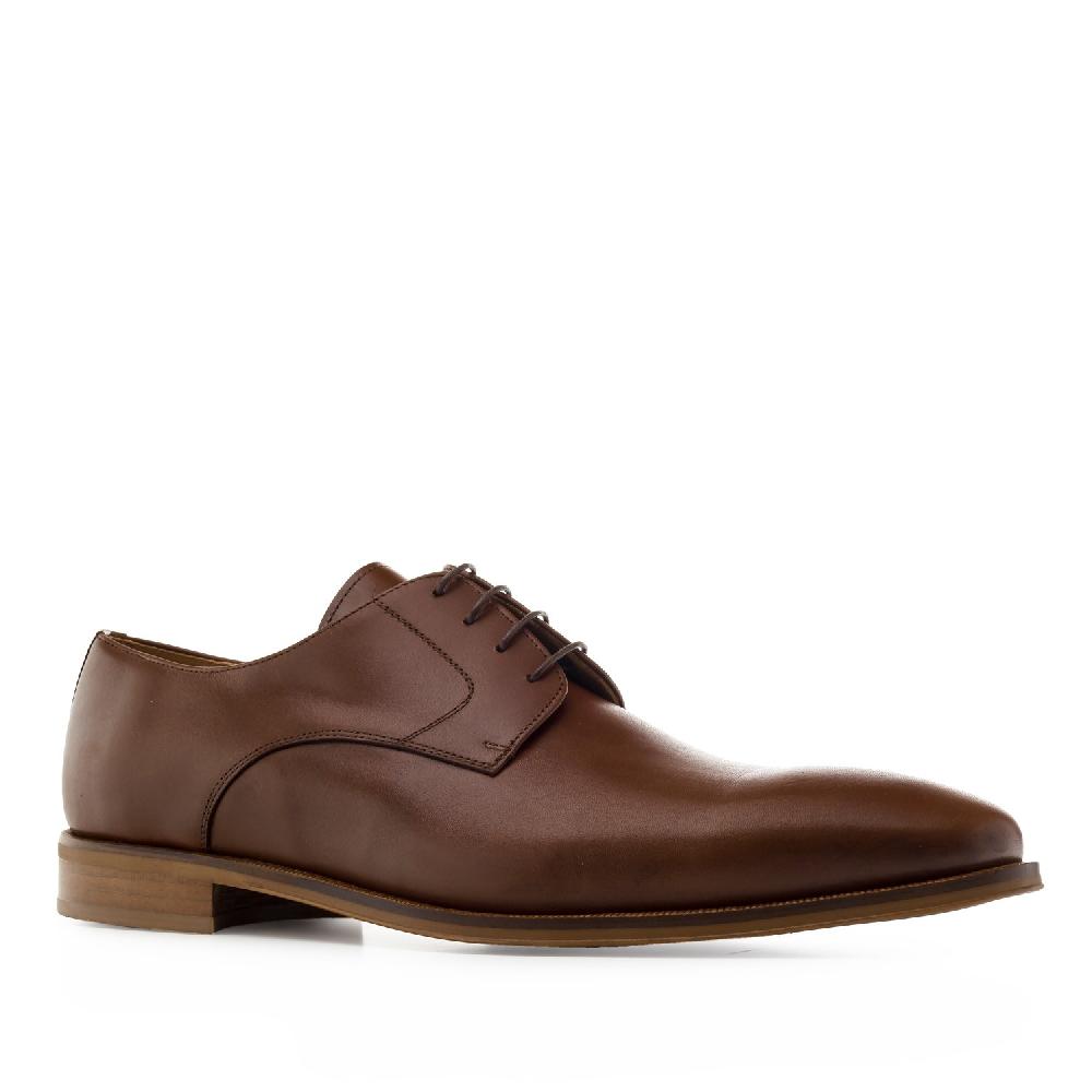 Andres machado Zapato en Cuero Marron Rebajas de fin de temporada