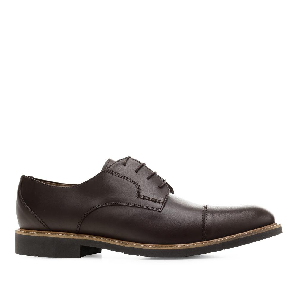 Andres machado Zapato de piel color Marron Devoluciones gratuitas