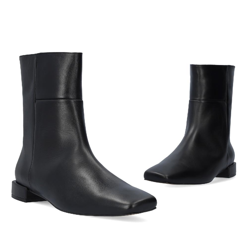 Andres machado Botín piel Negro Rebajas top