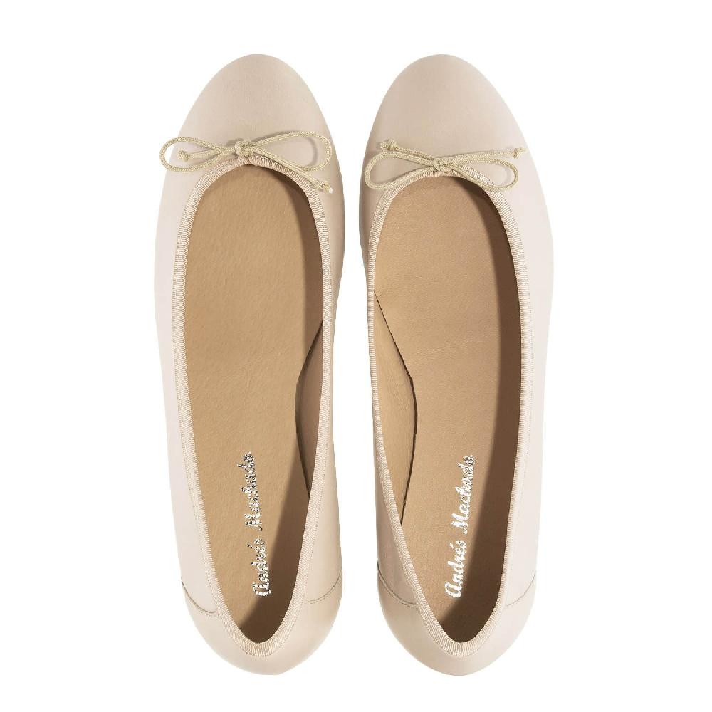 Andres machado Bailarina Piel Beige Último día