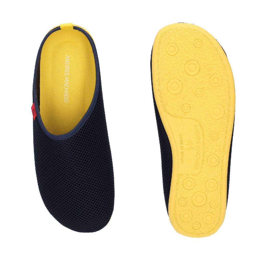 Andres machado Zapatillas Unisex de estar por casa de Verano en Rejilla Marino Los más vendidos