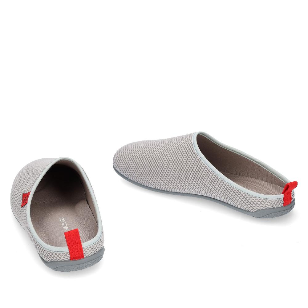 Andres machado Zapatillas Unisex de estar por casa de Verano en Rejilla Gris Descuento