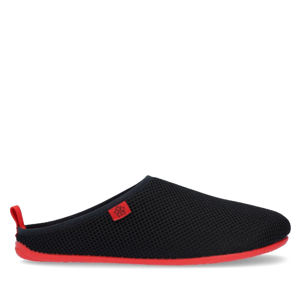 Andres machado Zapatillas Unisex de estar por casa de Verano en Rejilla Negro Tienda