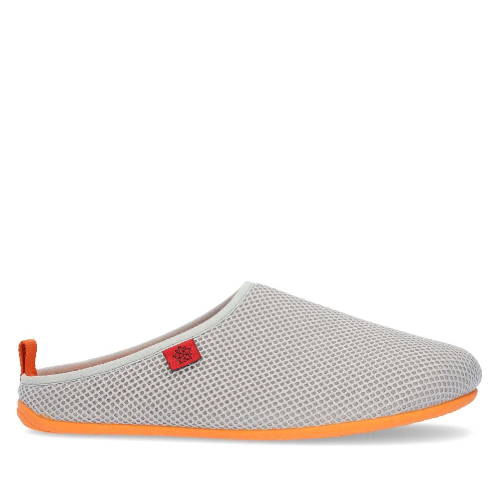 Andres machado Zapatillas Unisex de estar por casa de Verano en Rejilla Gris Tienda