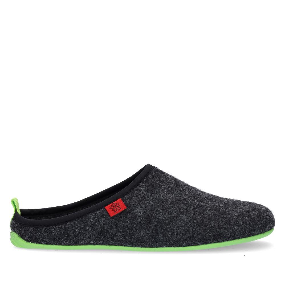 Andres machado Zapatillas Unisex en Tejido Fieltro Negro Rebajas top