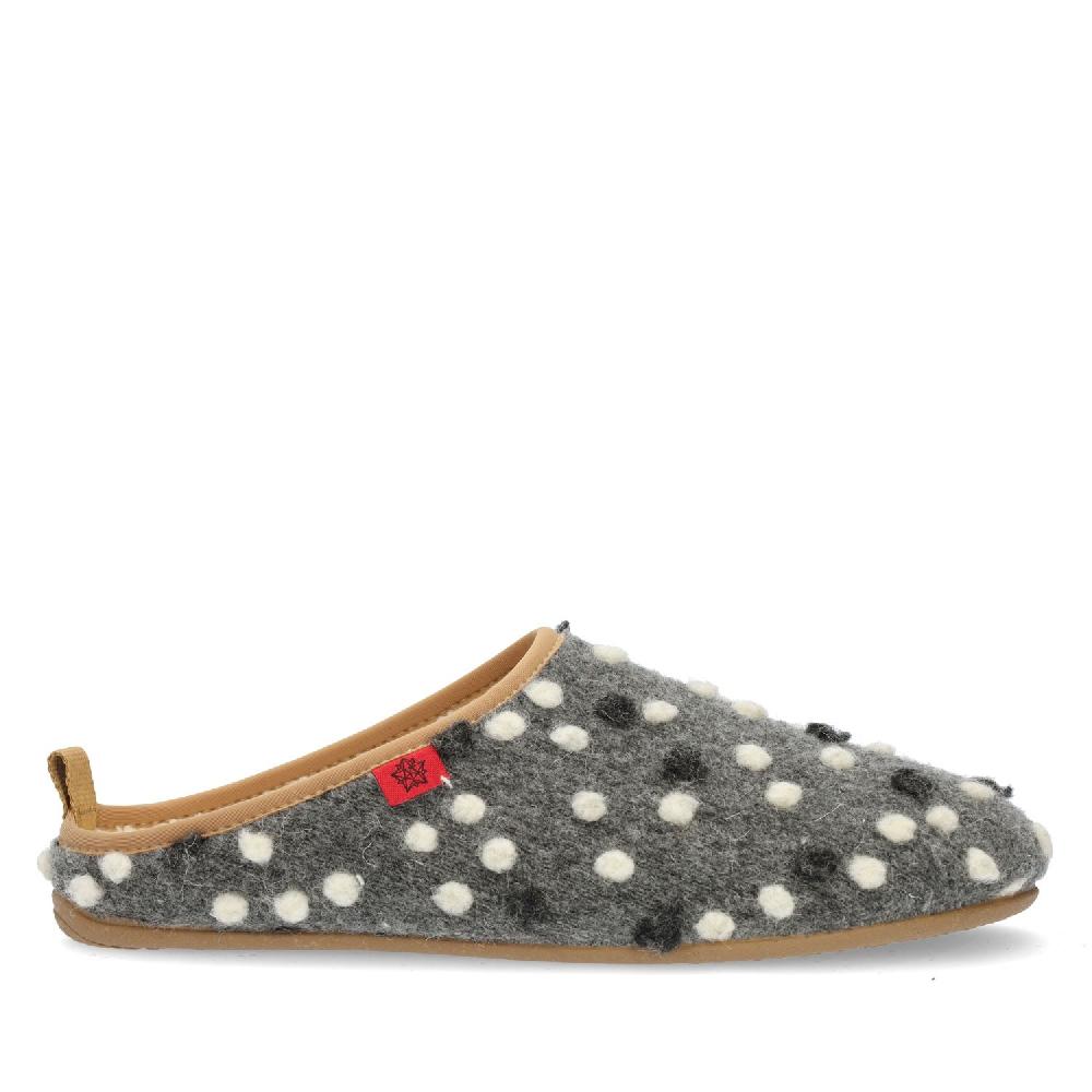 Andres machado Zapatillas en Lana Antracita con Puntos ÚLTIMAS EDICIONES