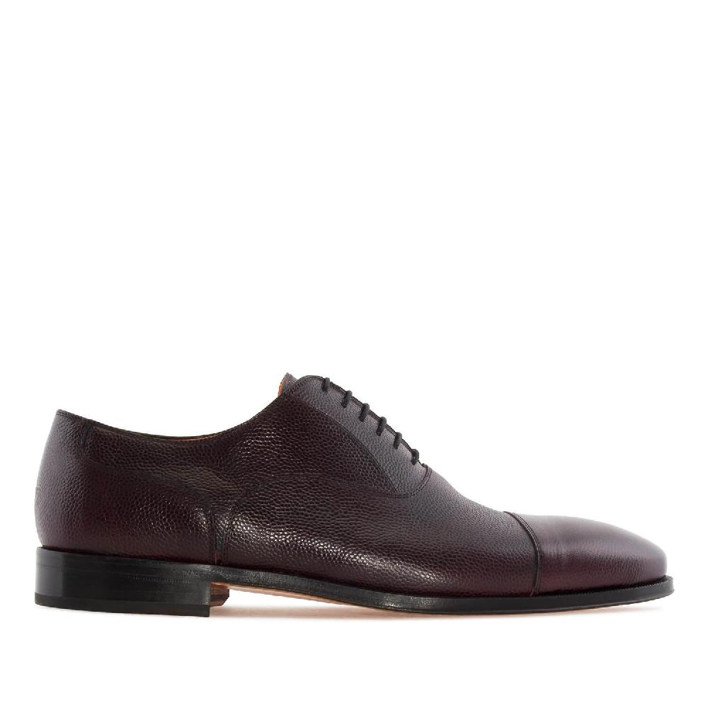 Andres machado Zapatos estilo Oxford en Piel Marrón Burdeos Limitado a 3 días