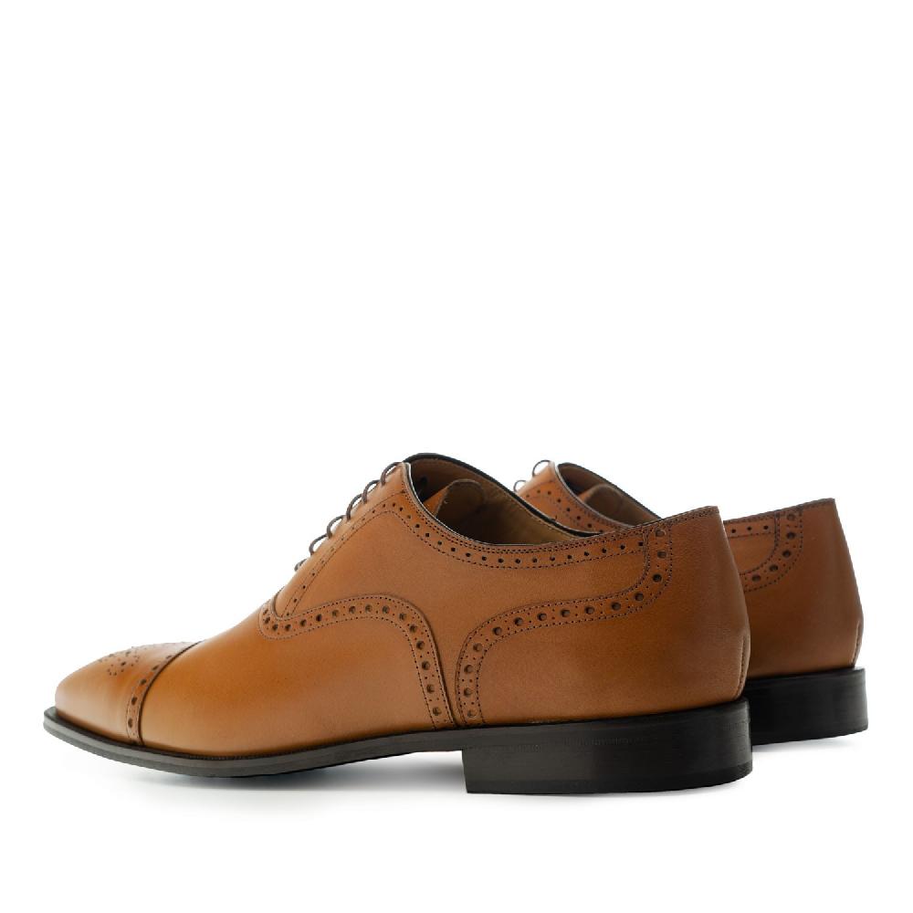 Andres machado Zapatos estilo Oxford en Piel color Cuero Descuentos del mes