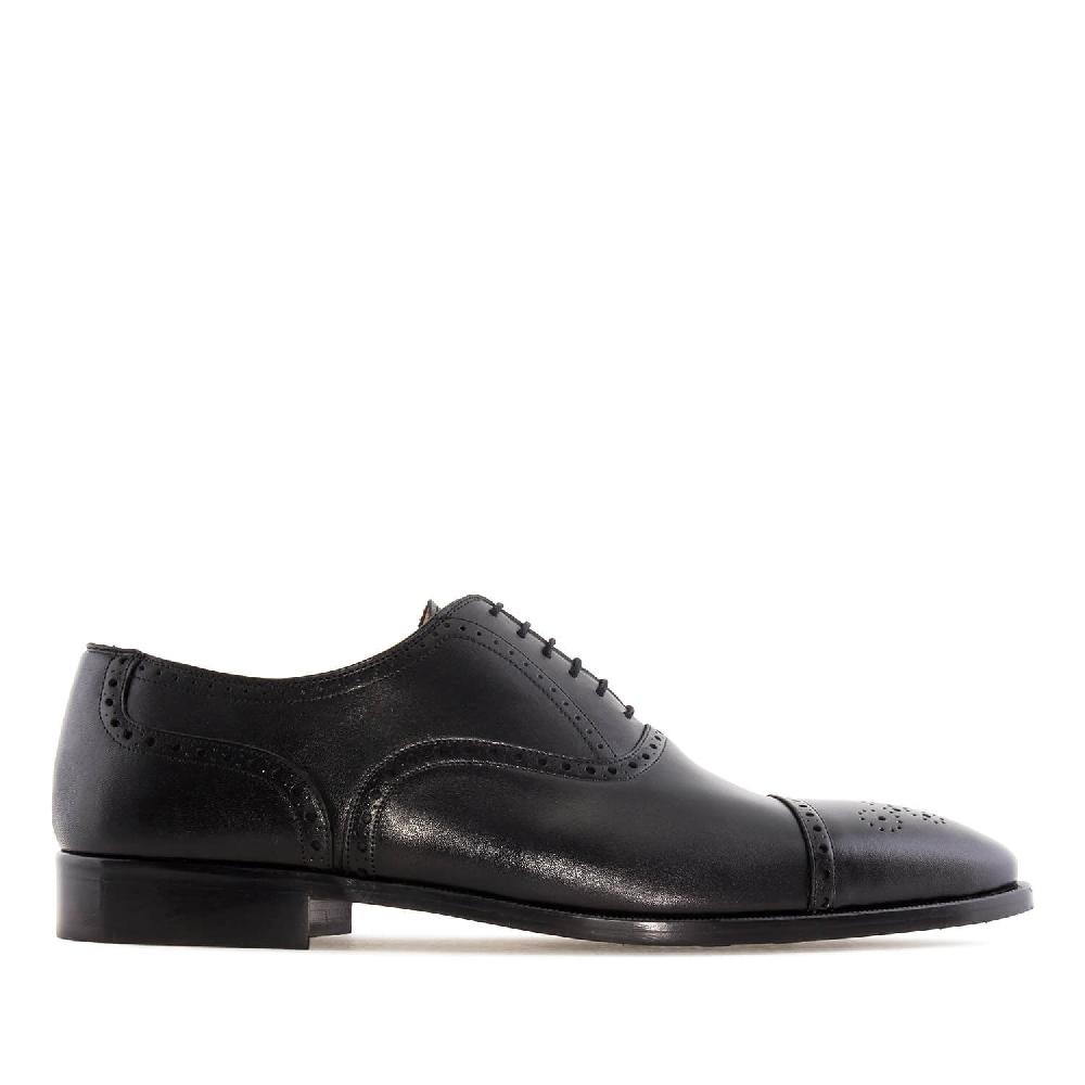 Andres machado Zapatos estilo Oxford en Piel Negro Oferta exclusiva
