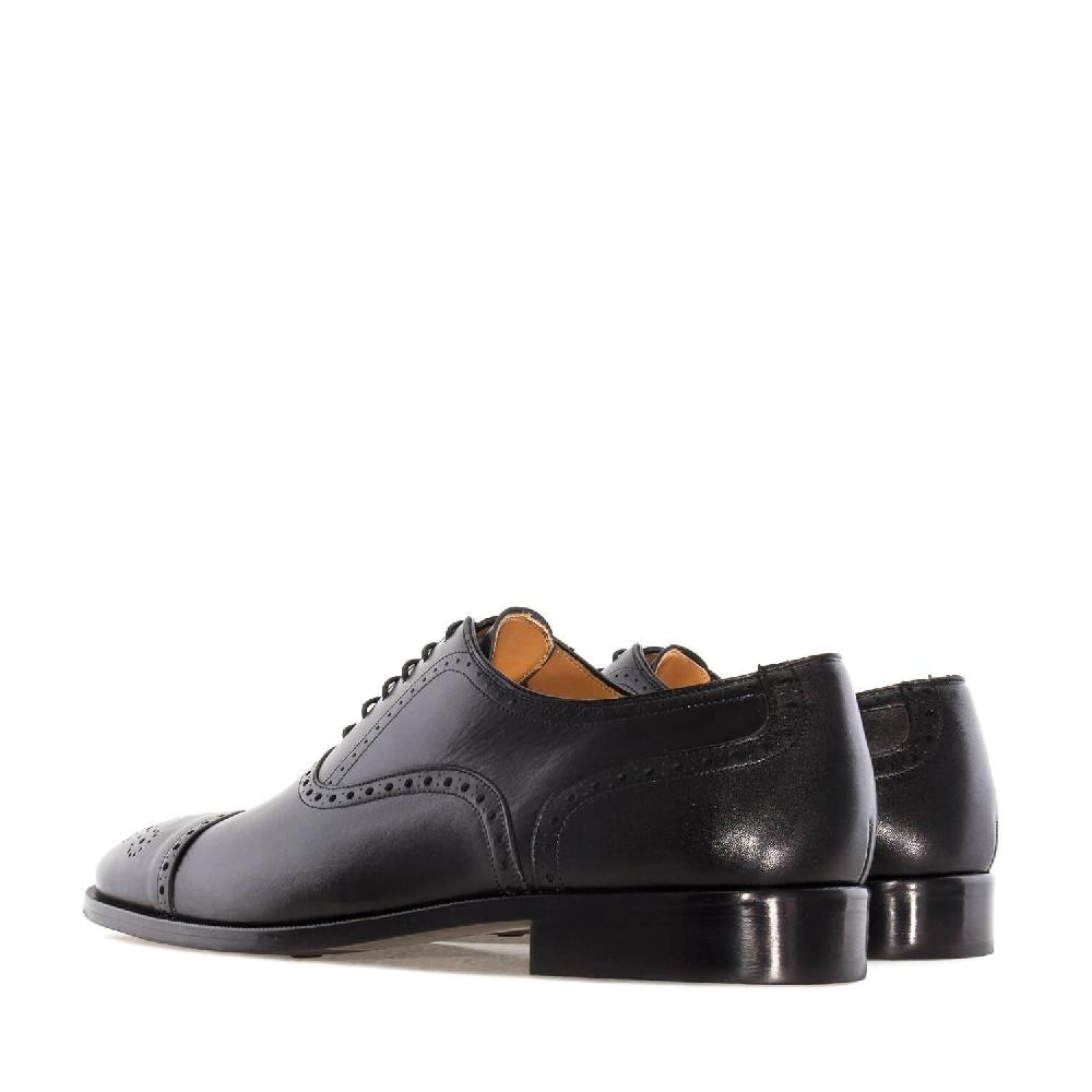Andres machado Zapatos estilo Oxford en Piel Negro Oferta exclusiva
