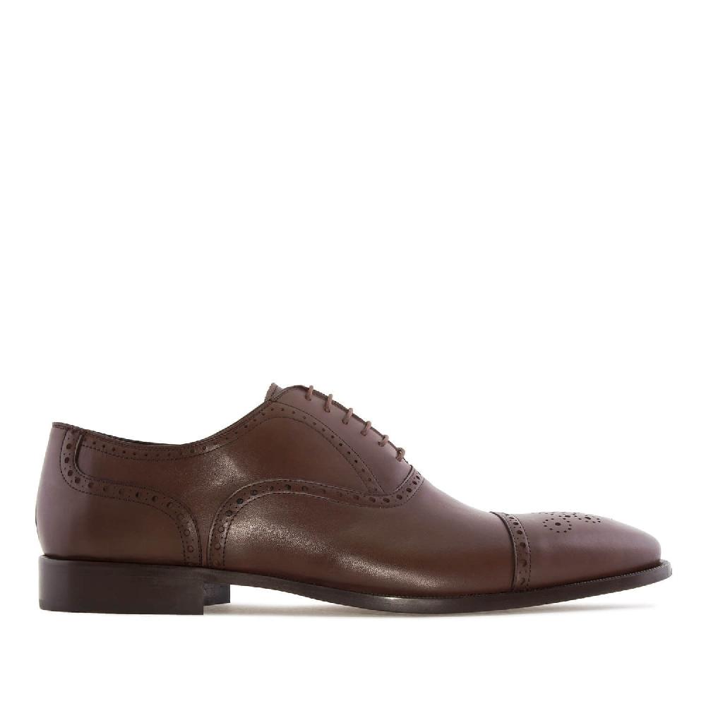 Andres machado Zapatos estilo Oxford en Piel Marrón Última moda