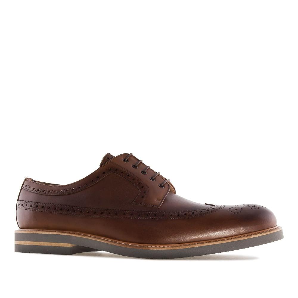 Andres machado Zapato estilo Oxford en Cuero Marron 2025