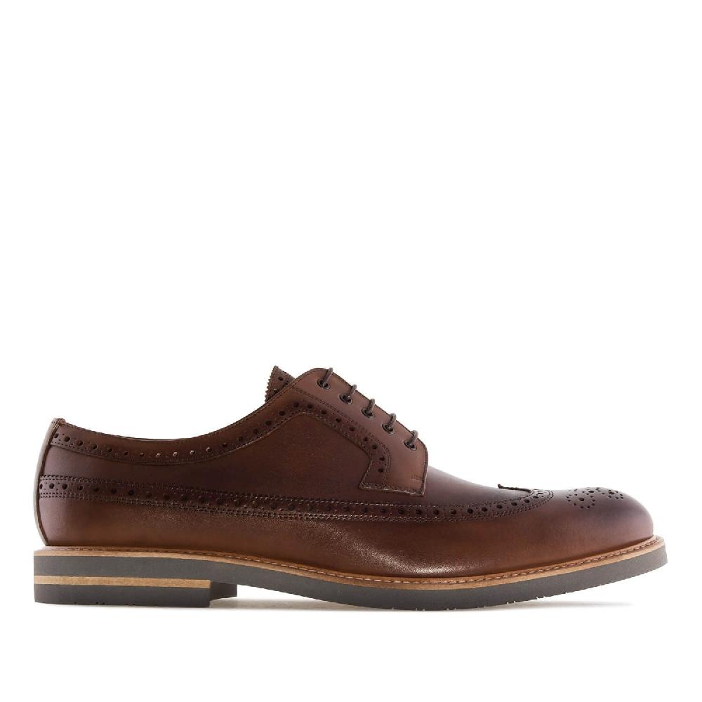 Andres machado Zapato estilo Oxford en Cuero Marron 2025