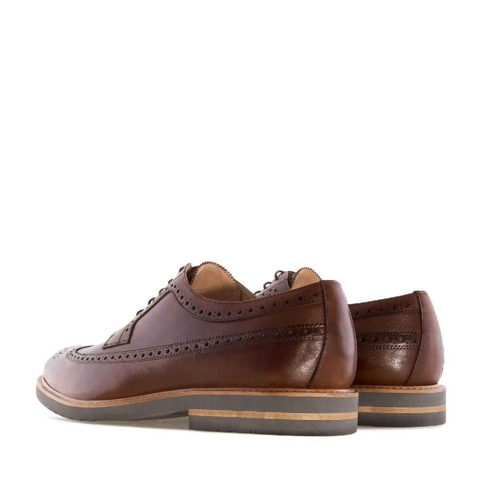Andres machado Zapato estilo Oxford en Cuero Marron 2025