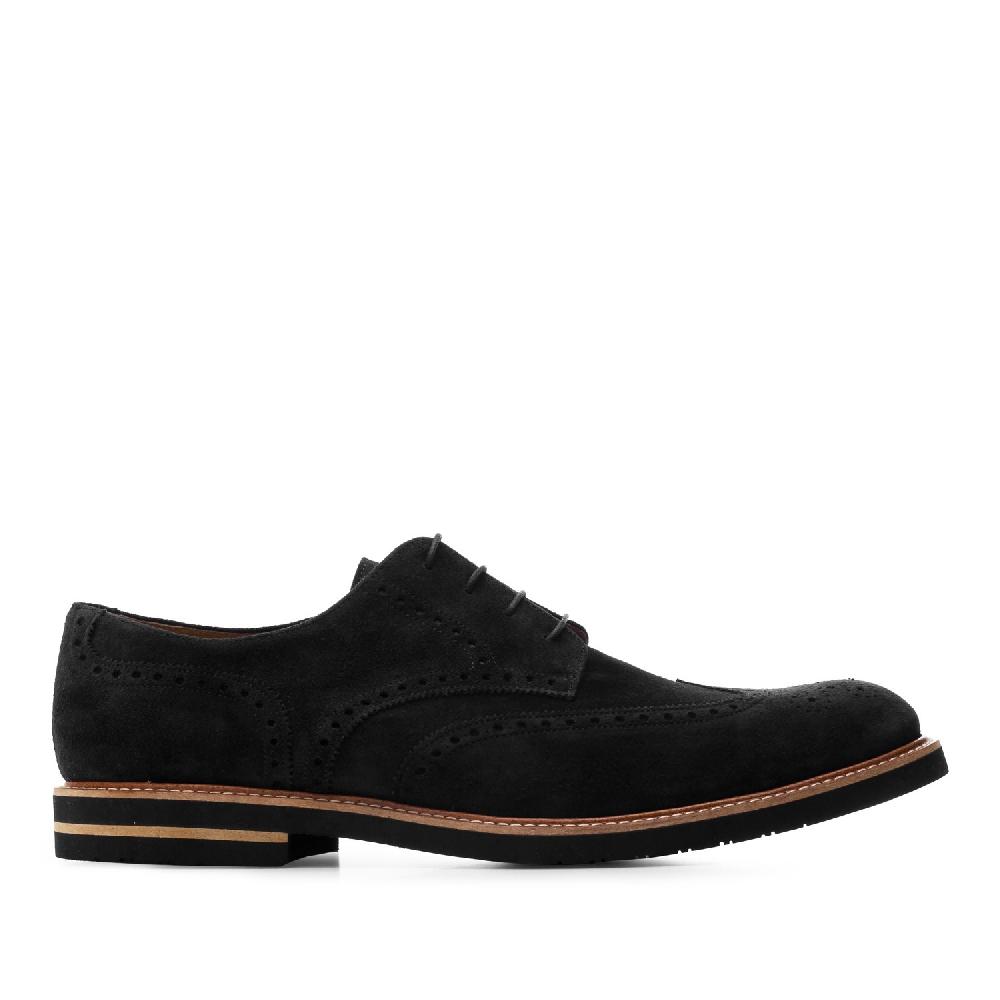Andres machado Zapatos estilo Blucher Serraje Negro Gran oferta