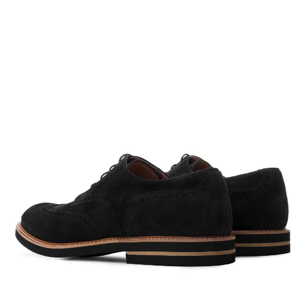Andres machado Zapatos estilo Blucher Serraje Negro Gran oferta