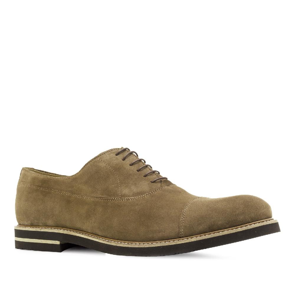 Andres machado Zapatos Blucher Serraje Beige Rebajas de fábrica