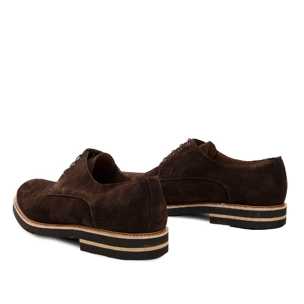 Andres machado Zapatos oxford serraje marrón Grandes descuentos
