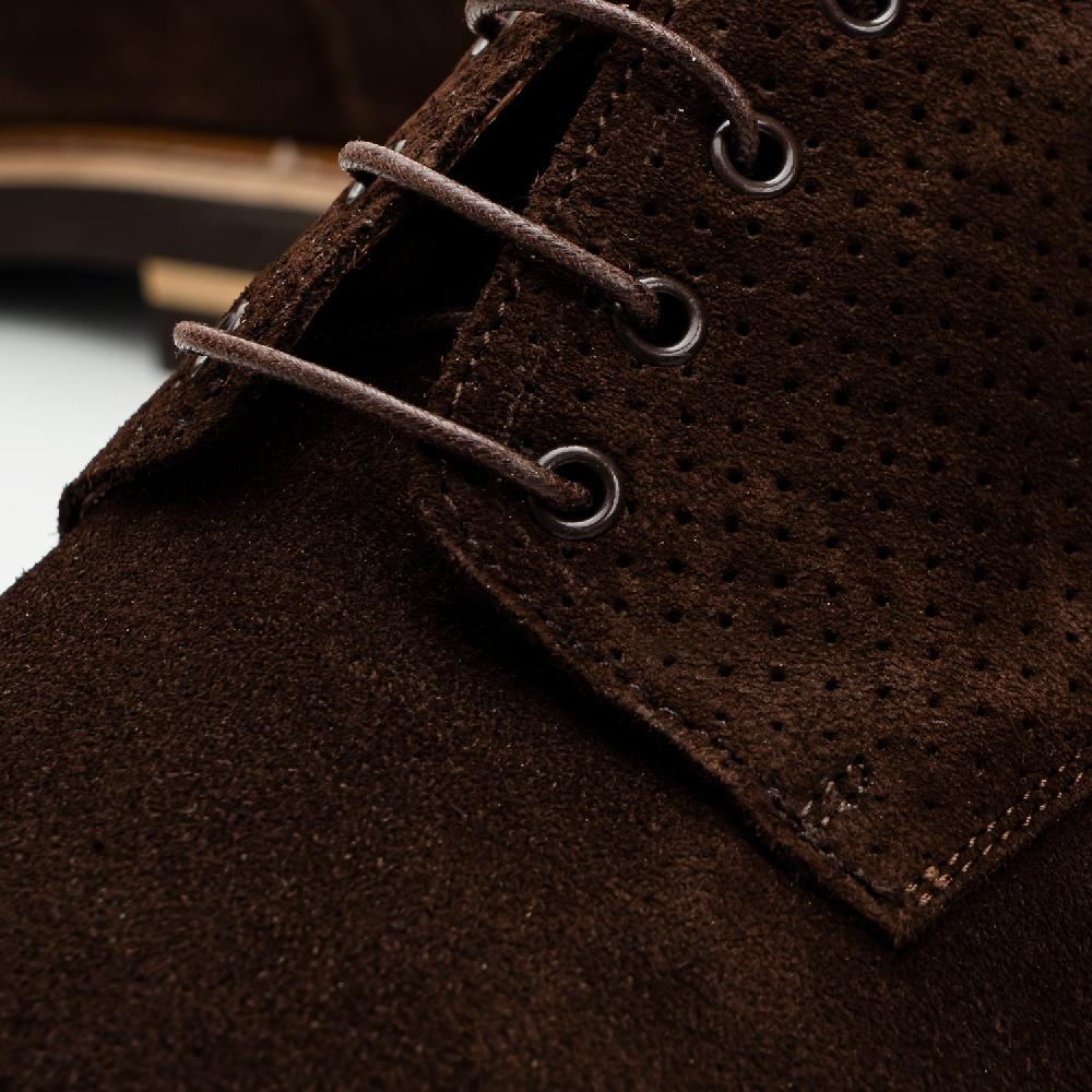 Andres machado Zapatos oxford serraje marrón Grandes descuentos