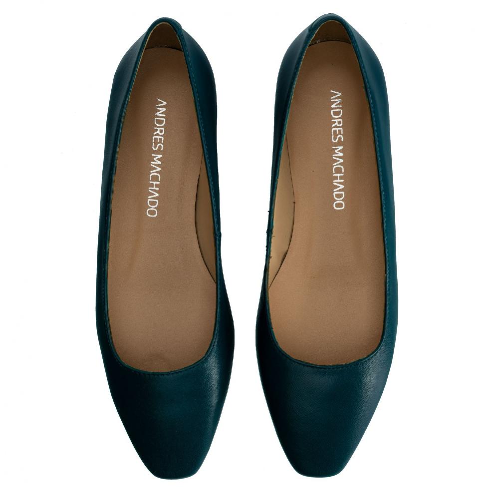 Andres machado Bailarina en piel marino Outlet online