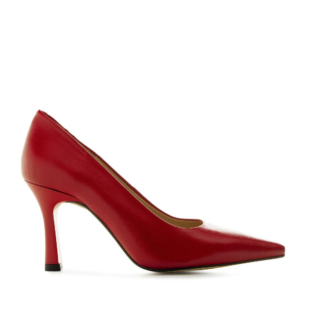 Andres machado Salón en piel de color rojo En oferta