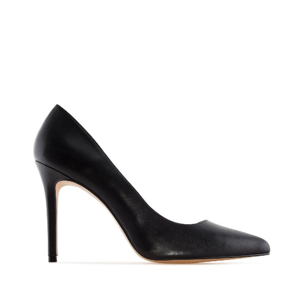 Andres machado Zapato Tacón de Piel Napa Negro Los más vendidos
