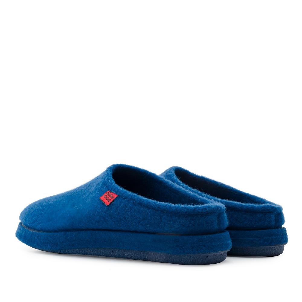 Andres machado Zapatillas Unisex en Tejido Fieltro Azul ÚLTIMAS EDICIONES