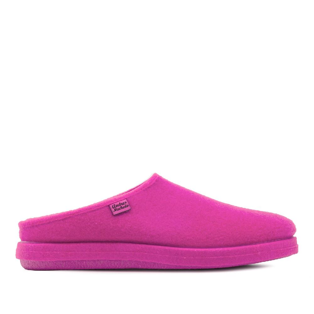 Andres machado Zapatillas Unisex en Tejido Fieltro Fuxia Precio de fábrica