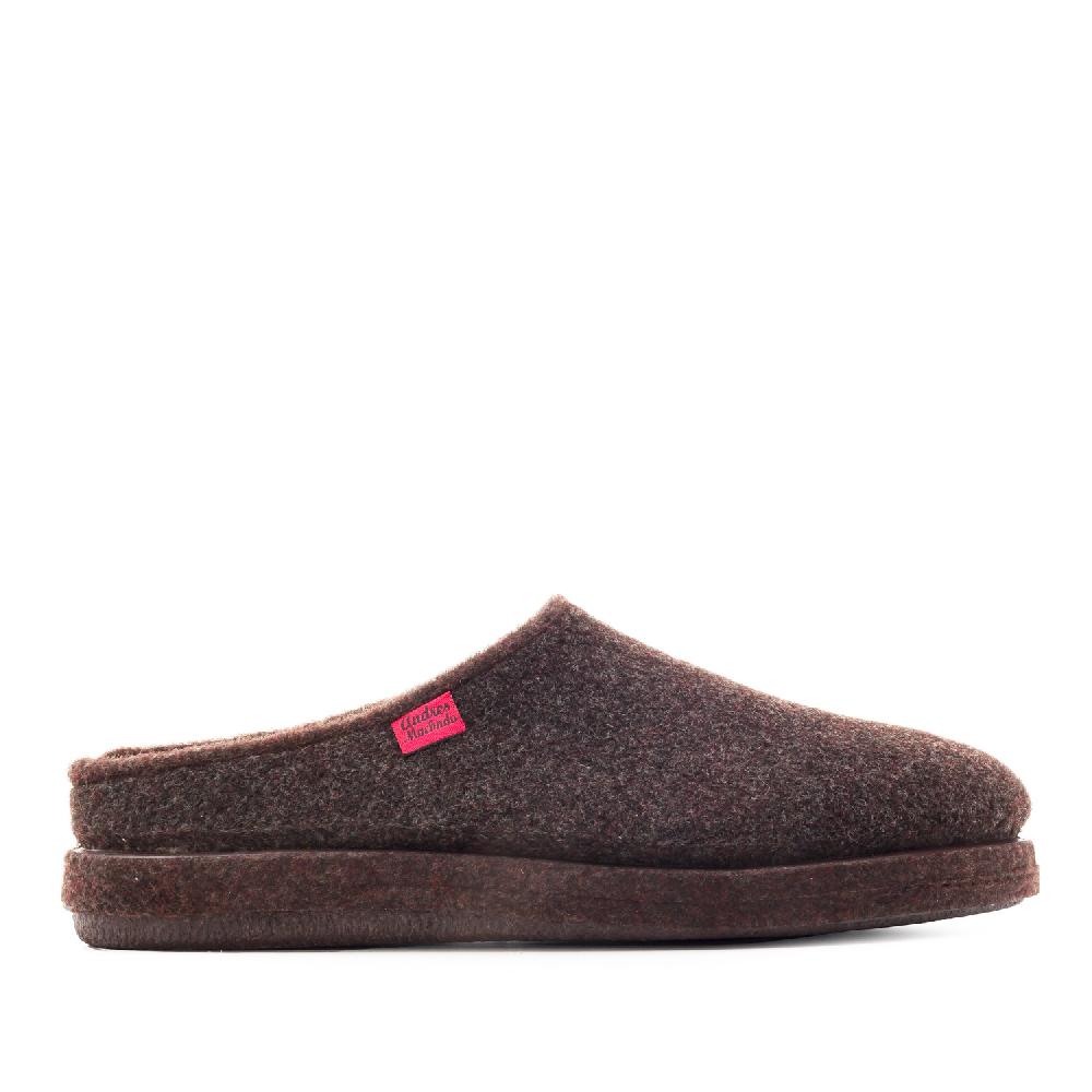 Andres machado Zapatillas Unisex en Tejido Fieltro Marrón Oferta especial de fábrica