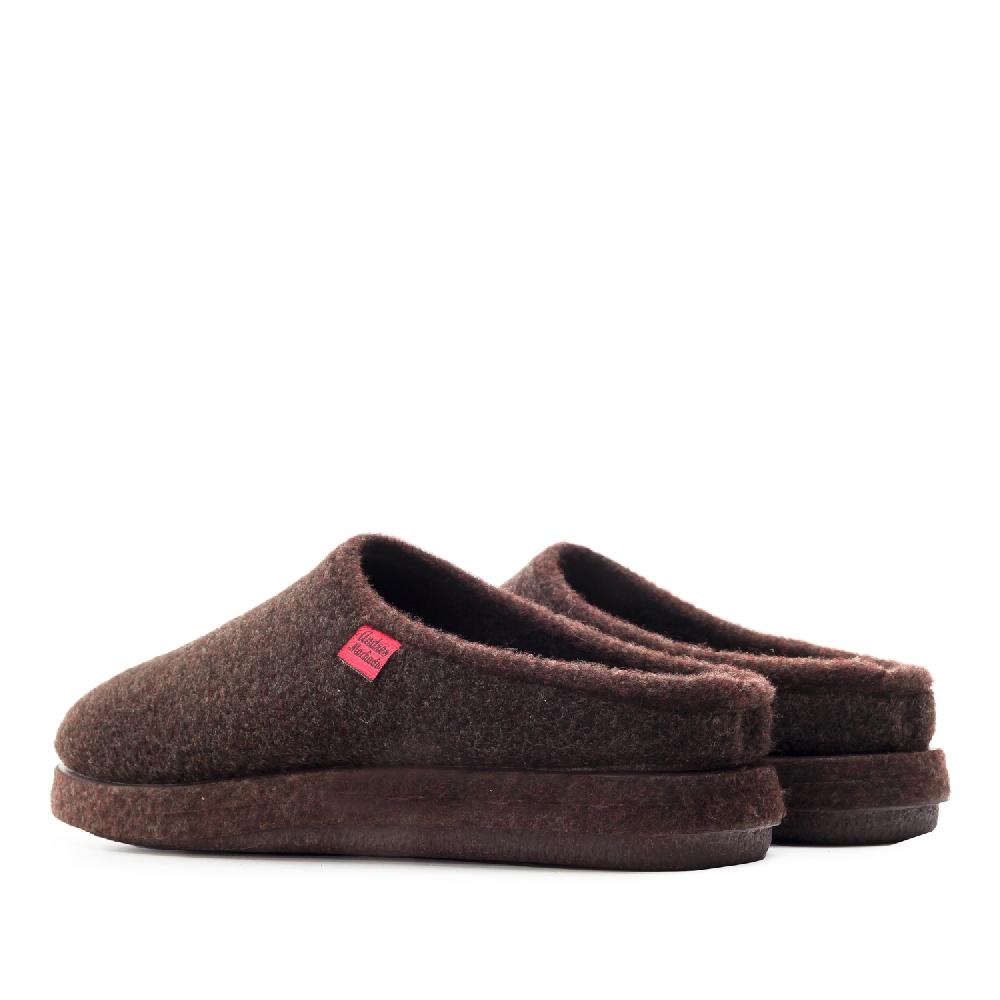 Andres machado Zapatillas Unisex en Tejido Fieltro Marrón Oferta especial de fábrica