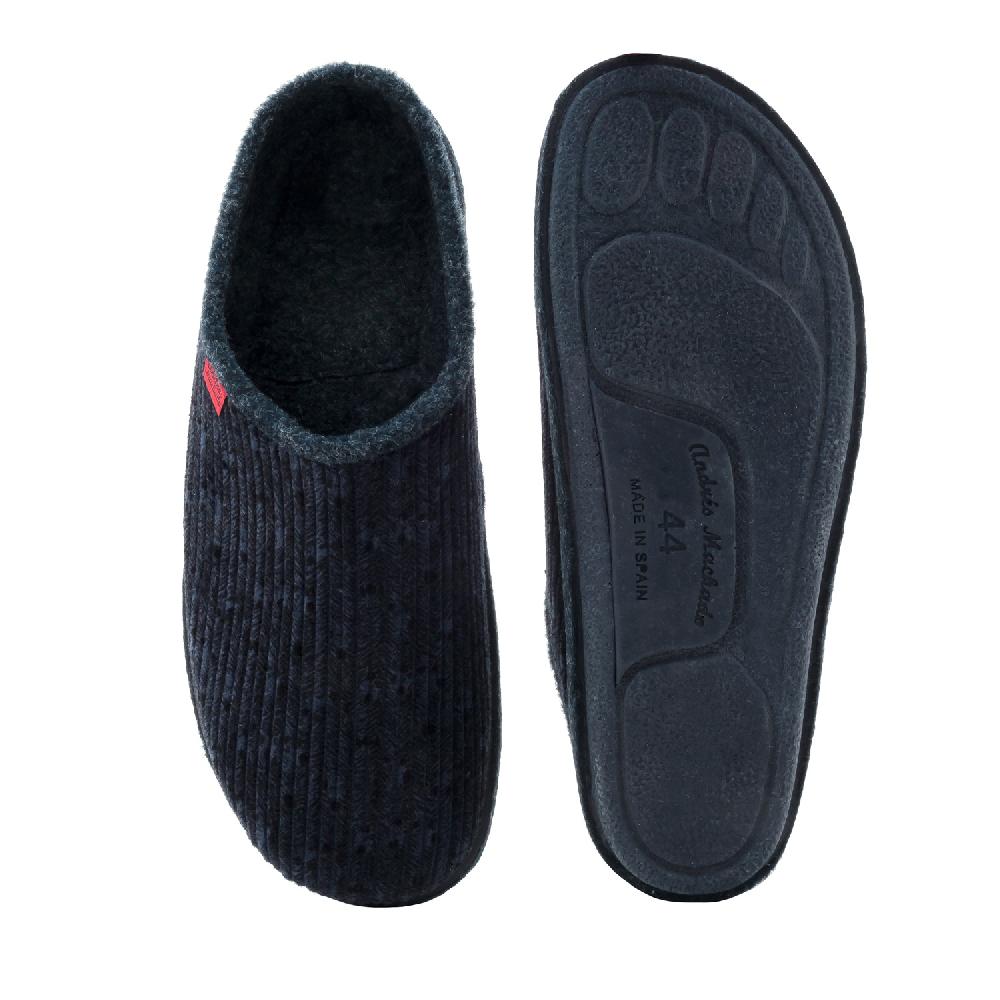 Andres machado Zapatillas Unisex en Tejido Pana Azul Superdescuento
