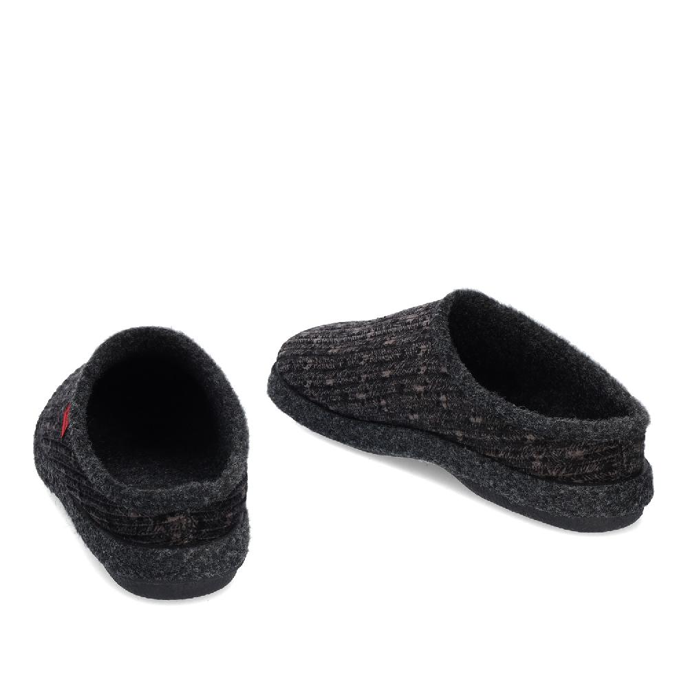 Andres machado Zapatillas Unisex en Tejido Pana Gris Grandes descuentos