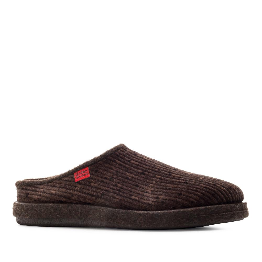 Andres machado Zapatillas Unisex en Tejido Pana Marrón Liquidación