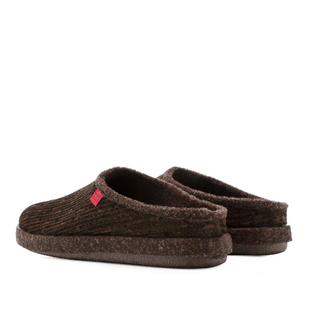 Andres machado Zapatillas Unisex en Tejido Pana Marrón Liquidación