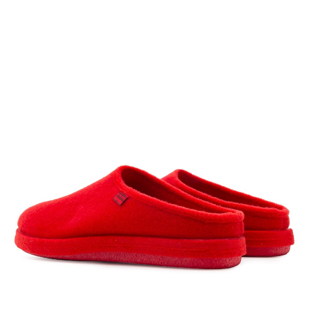 Andres machado Zapatillas Unisex en Tejido Fieltro Rojo Envío internacional gratuito